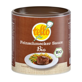 tellofix Feinschmecker Sauce Bio (12 x 270 g/á 2,25 l) + gratis bio Nudeln 500 g