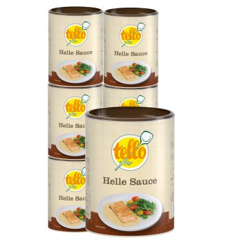 Tellofix Helle Sauce 6 x 400 g (ergibt je 3,3 Liter)