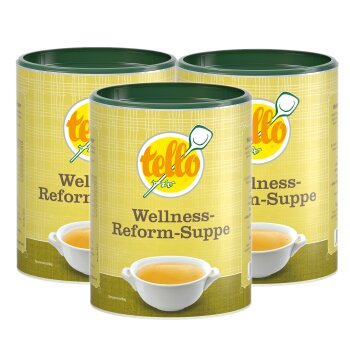 Tellofix Wellnes-Reform-Suppe 3 x 540 g (ergibt je 27 Liter)