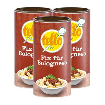 Fix für Bolognese (3 x 250 g) tellofix