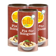 Fix für Bolognese (3 x 250 g) tellofix + Spaghetti...