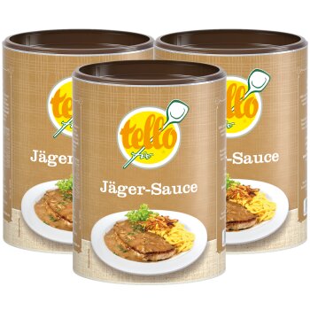 tellofix Jäger-Sauce (3 x 400 g/á 4 l)