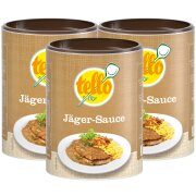 Tellofix Jäger-Sauce mit Champignons 3 x 400 g...