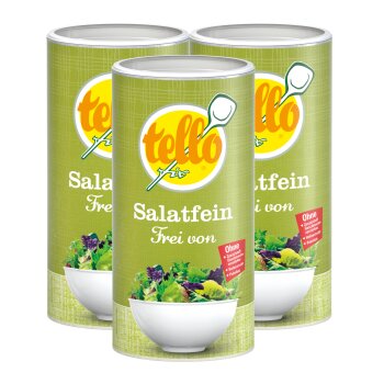 Salatfein Frei von (3 x 260 g) tellofix Salat-Dressing