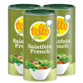 Salatfein French (3 x 250 g) tellofix Salat-Dressing