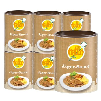 tellofix Jäger-Sauce (6 x 400 g/á 4 l)