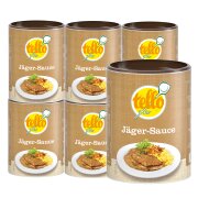 Tellofix Jäger-Sauce mit Champignons 6 x 400 g...