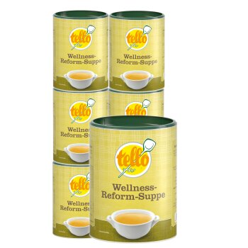 Tellofix Wellnes-Reform-Suppe 6 x 540 g (ergibt je 27 Liter)