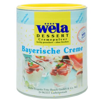 wela Bayerische Creme Dessert Pulver 500 g Dose